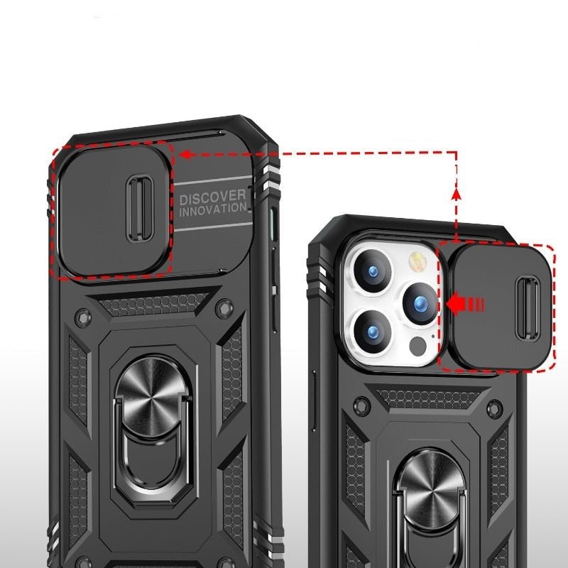 Lisslune | iPhone waterproof construction protective case including camera and display protection