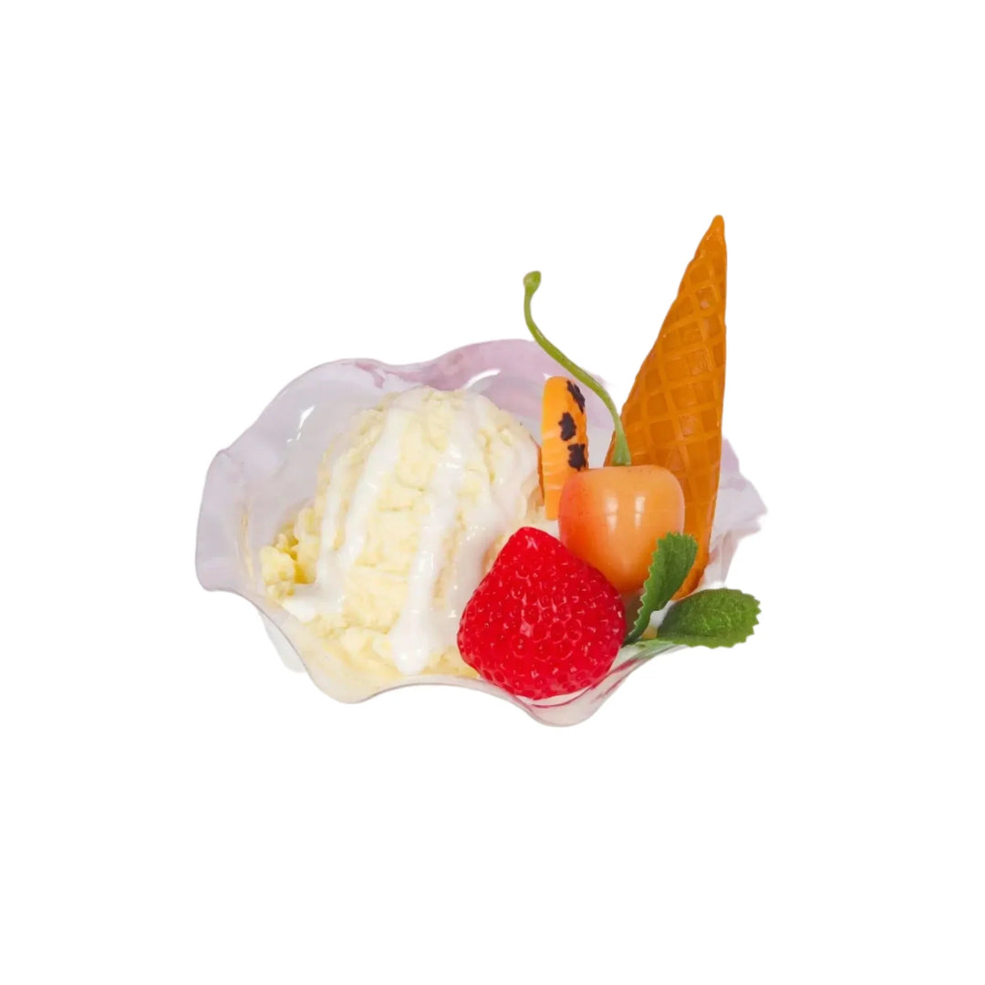 Lisslune | Realistic Synthetic Ice Cream Cake Decoration for Photography and Home Aesthetics - FCYY-044