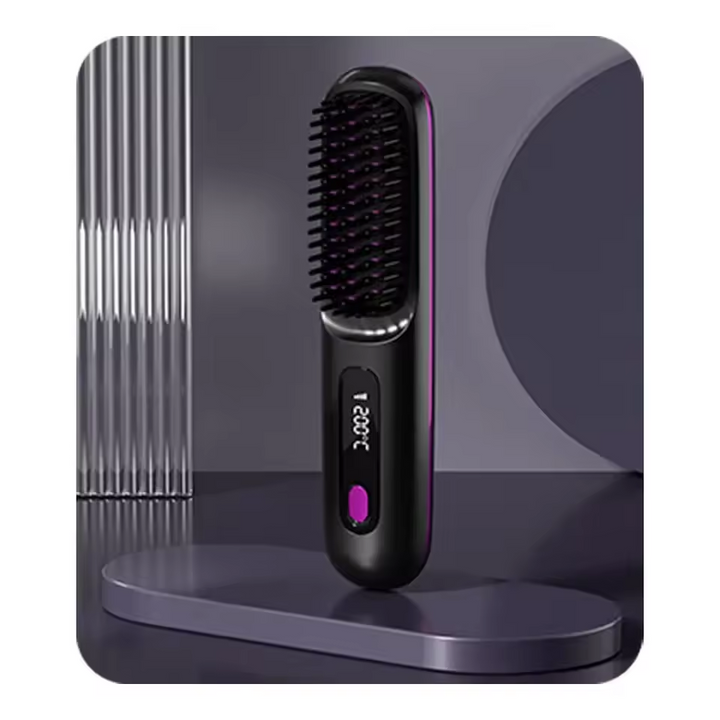 Lisslune | Portable Hair Styling Brush | Smooth & Healthy Hair Anytime, Anywhere