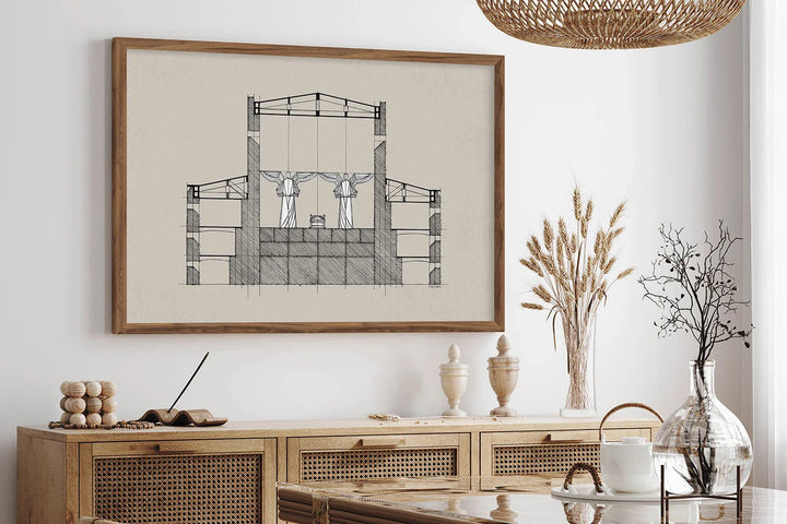 Lisslune | Temple Canvas Poster