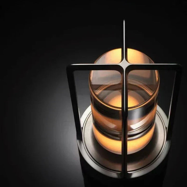Lisslune | Rechargeable Wireless LuxuryGlow Table Lamp - Elegant Wireless Lamp for Any Mood