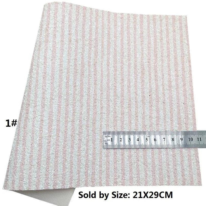 Lisslune | Chic Pink Leather Craft Sheets - Elegant Honeycomb and Heart Designs for Inspiring DIY Creations