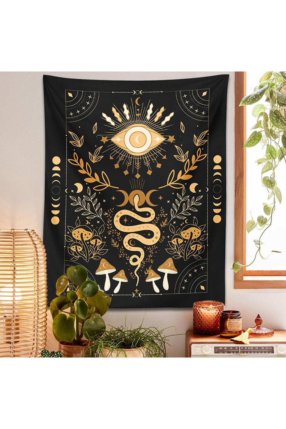 Lisslune | Snake Deal Wall Tapestry