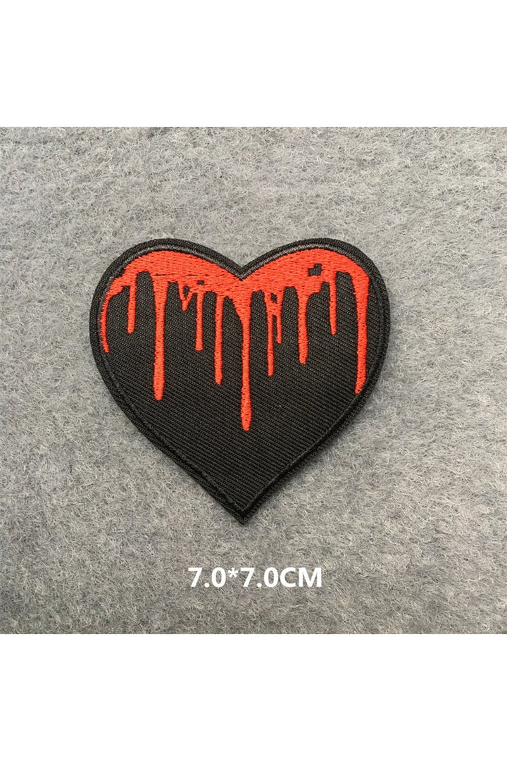 Lisslune | Punk embroidered patch set