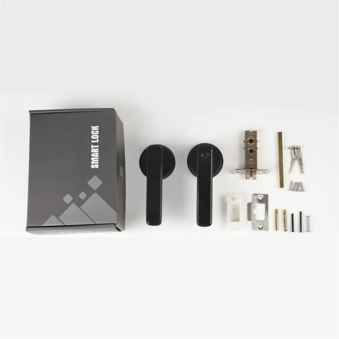 Lisslune | Intelligent Bluetooth door handle with fingerprint sensor and keypad