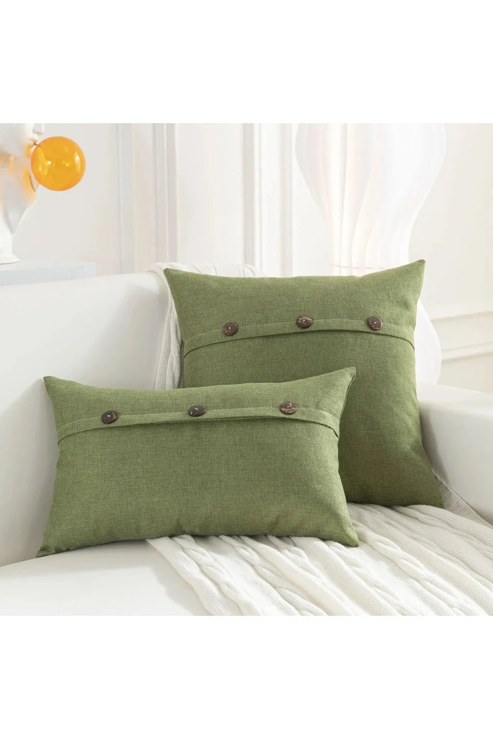 Lisslune | Nordic Button Cushion Cover