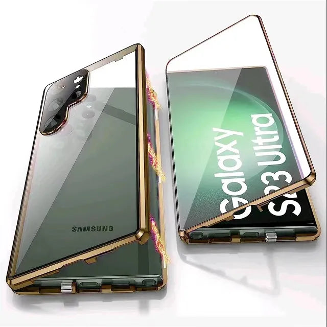 Lisslune | Metal Aluminum Alloy 360 Case with Safety Closure for Samsung Galaxy S24-S23 Series