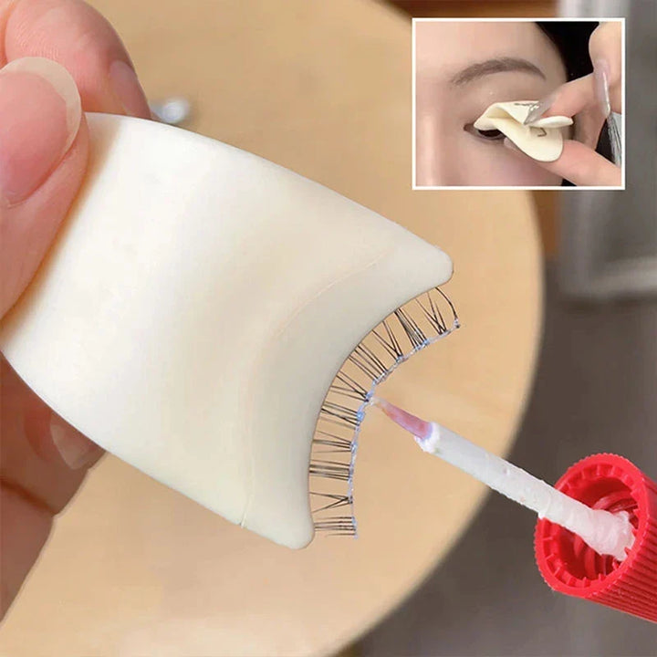 Rynx | Hybri Flying Fox False Eyelashes Single Cluster Hybrid Extension Segmented Natural Fox Eye Effect Single Eyelash Makeup Tool