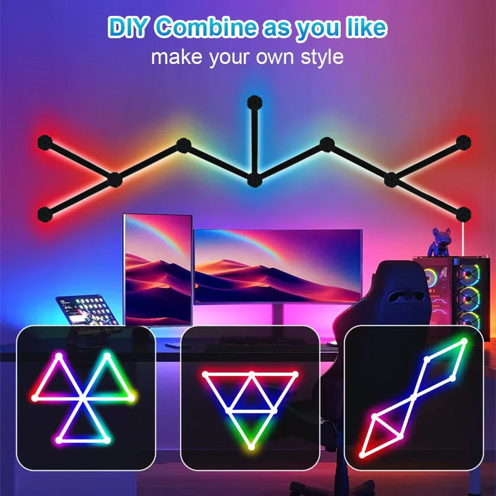 Lisslune | Smart Mosaic DIY Ambient Intelligent App Control Wall Lamp
