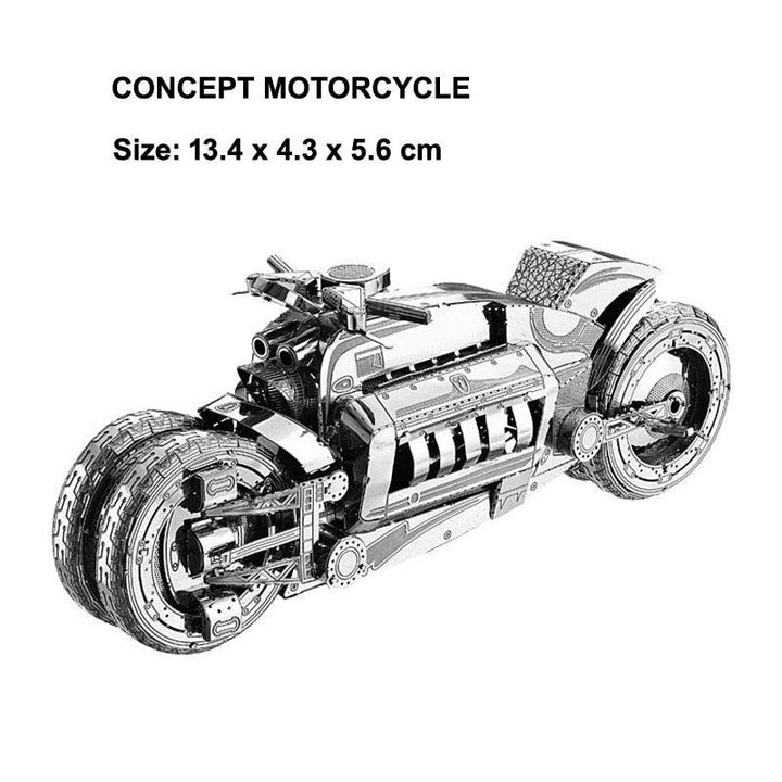 Lisslune | 3D Metal Race Model Building Kit for Creative Teens and Adults