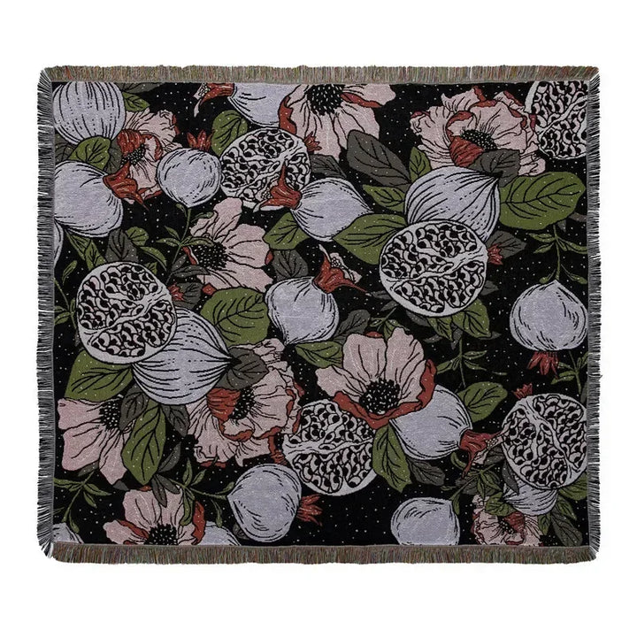 Lisslune | Sun & Flowers Wall Tapestry Blanket