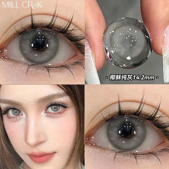 Rynx | 1 Pair Colored Contact Lenses for the Eyes Cosmetic High-Quality Blue Lenses Green Contact Style Cosmetic Eye Lenses