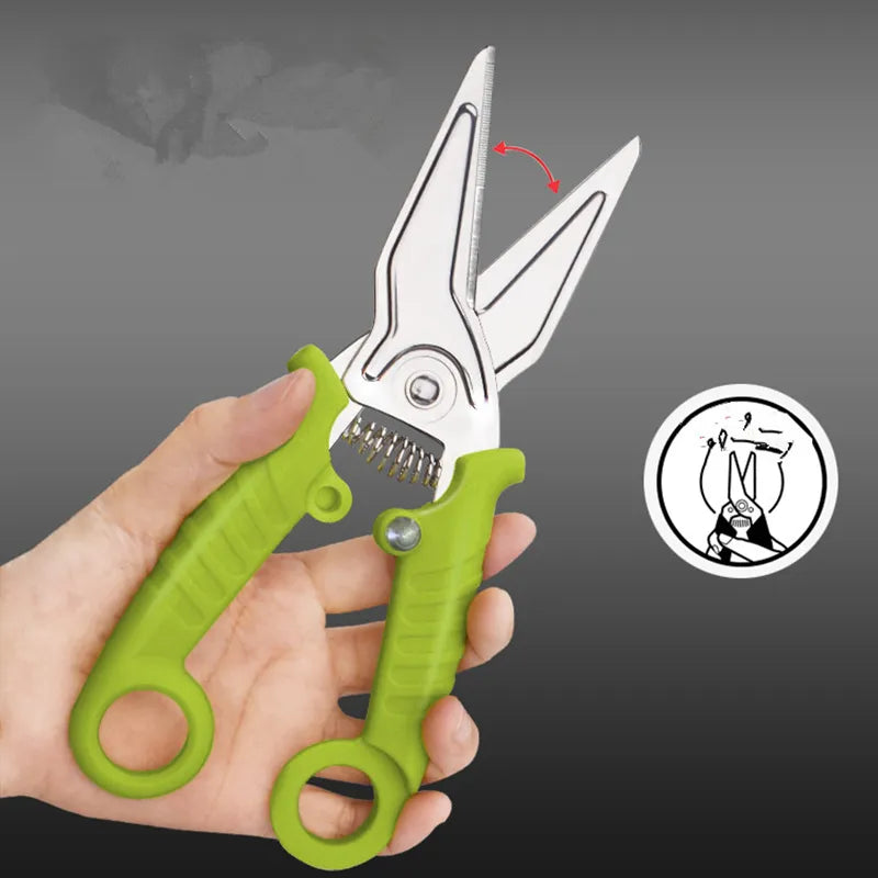 Lisslune | Stainless Steel Easy Meat Cutter Scissor