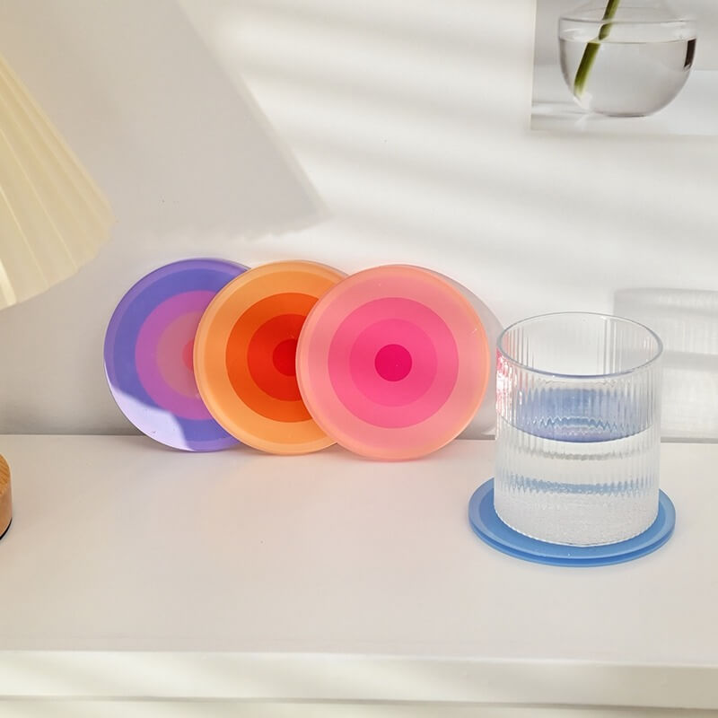 Rynx | Round Gradient Acrylic Coaster