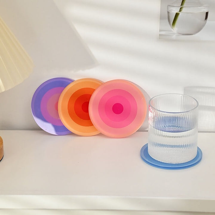 Rynx | Round Gradient Acrylic Coaster