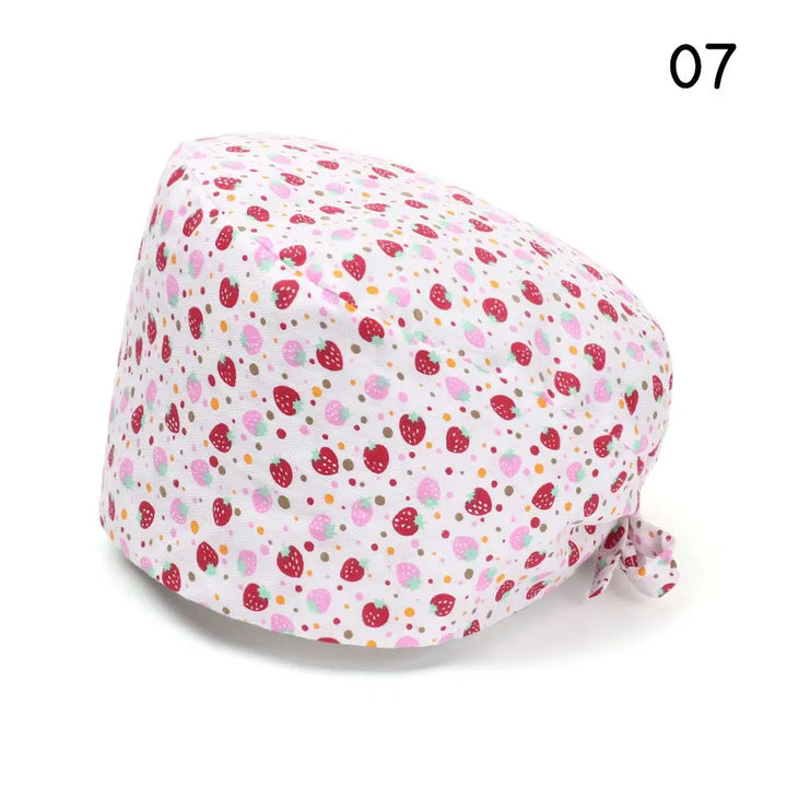 Lisslune | Adjustable surgical cap with ponytail holder and buttons