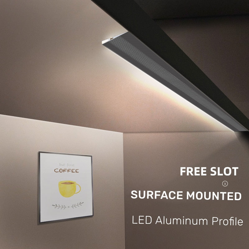 Lisslune | Invisible Surface Aluminum Thin Light Panel