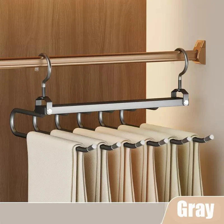 Lisslune | Revolutionize your wardrobe with the 6 In 1 trouser hangers