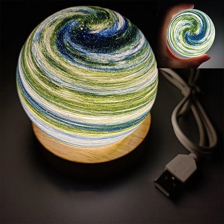 Lisslune | 3D Crystal Planets Atmosphere Night Lamp