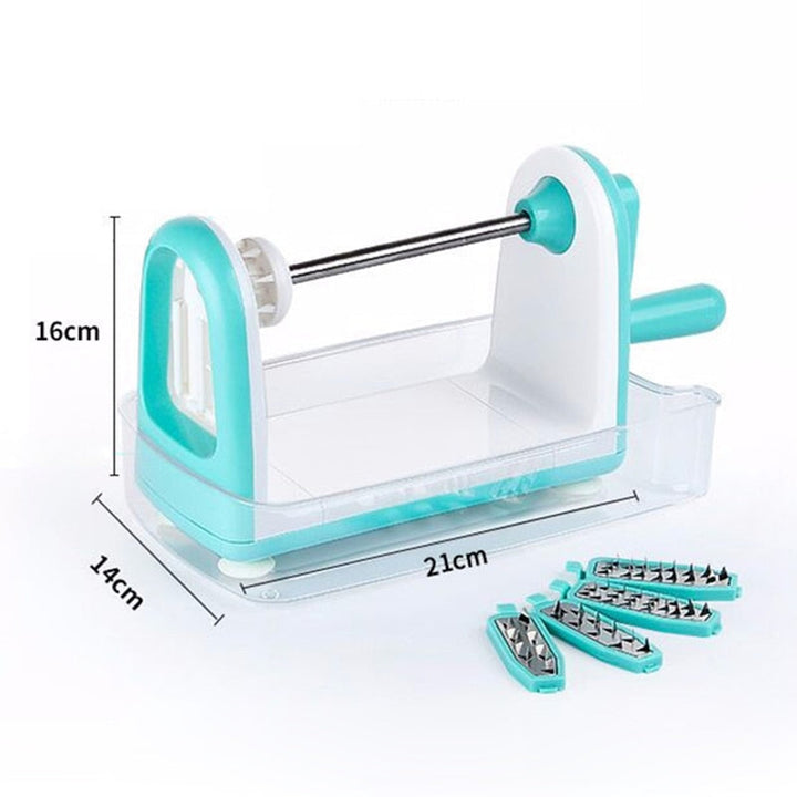 Lisslune | Slice Pro Manual Easy Vegetable Multi Blades Fruit Slicer