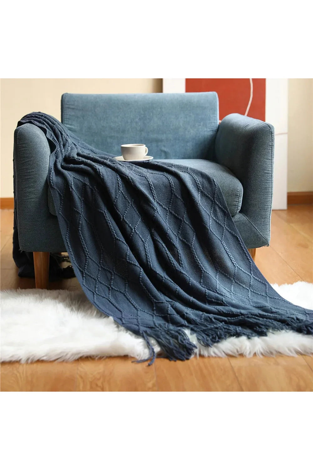 Lisslune | dune textured throw blanket