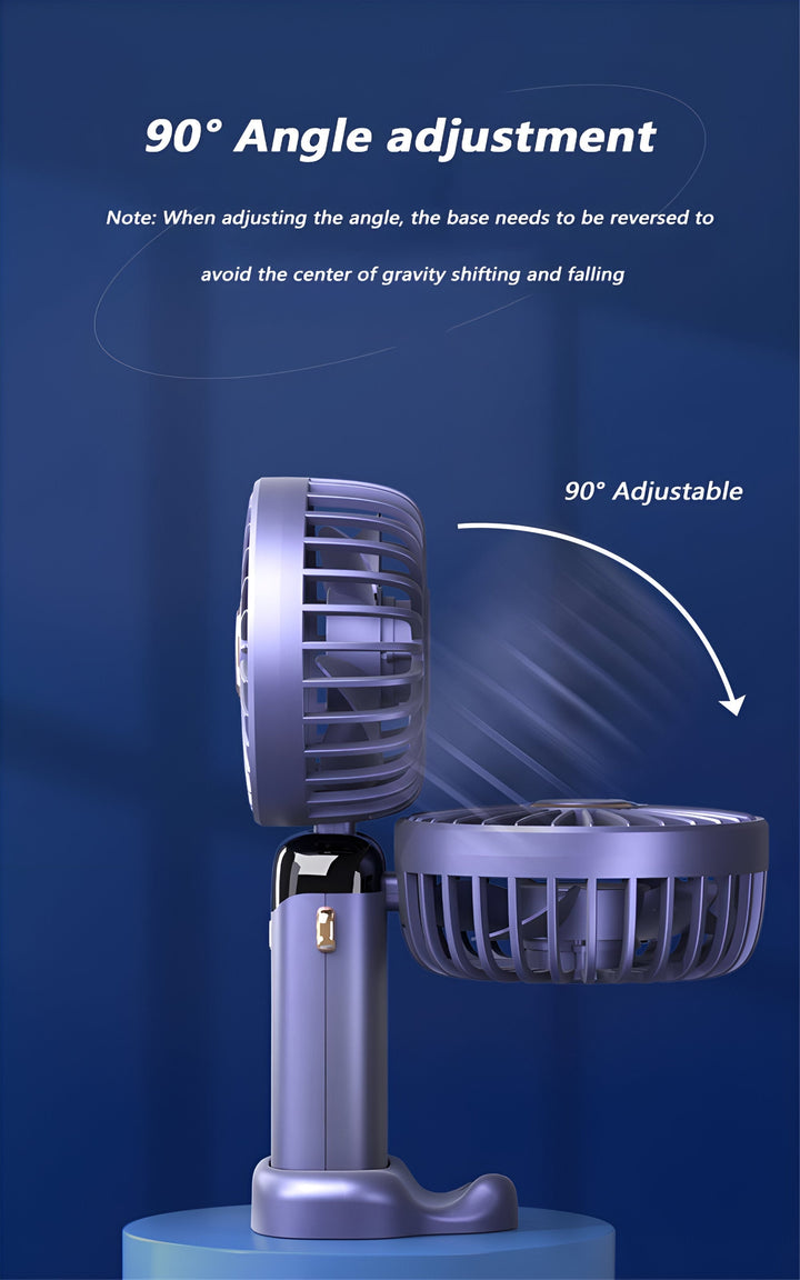 Lisslune | Powerful Handheld Fan – Rechargeable Mini Fan for Instant Cooling