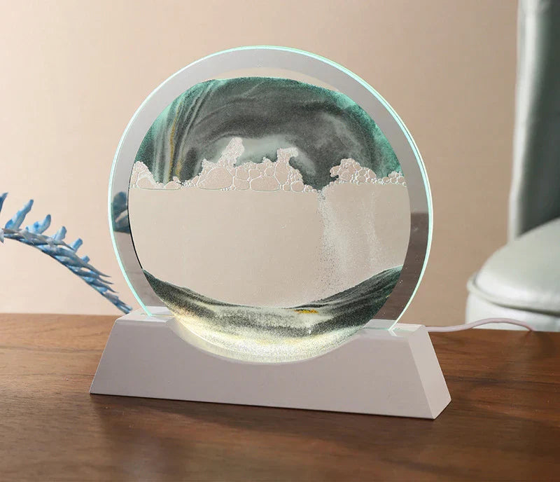 Lisslune | Moving Sand Table Lamp