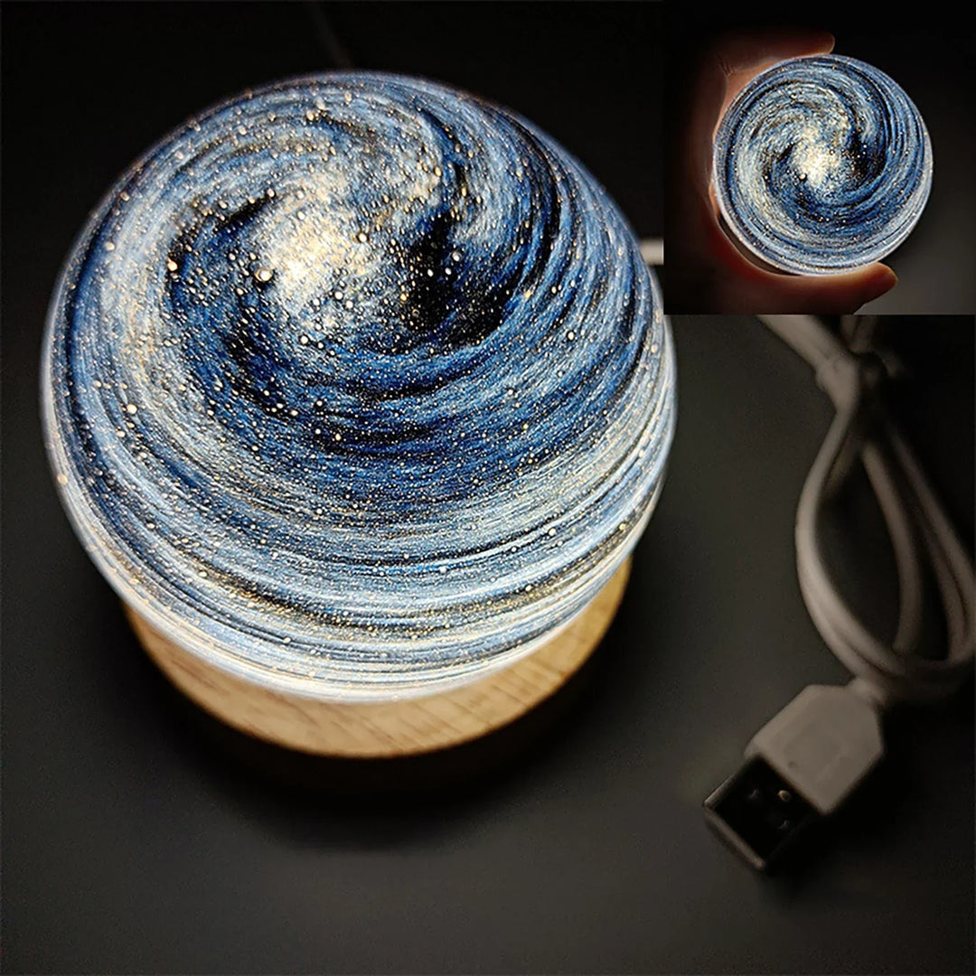 Lisslune | 3D Crystal Planets Atmosphere Night Lamp