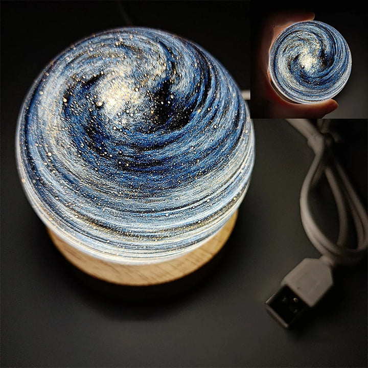 Lisslune | 3D Crystal Planets Atmosphere Night Lamp