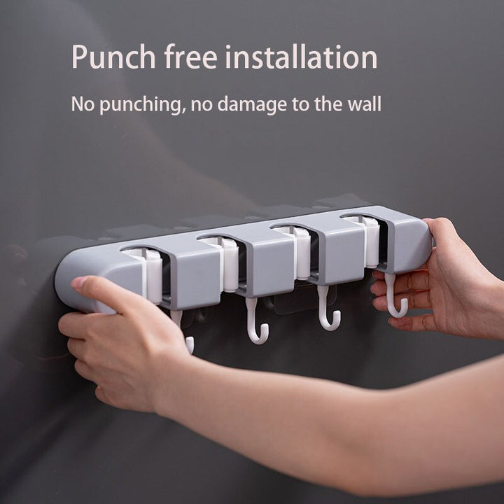 Lisslune | Ultra Clean Wall-Mounted Mop Storage Hook
