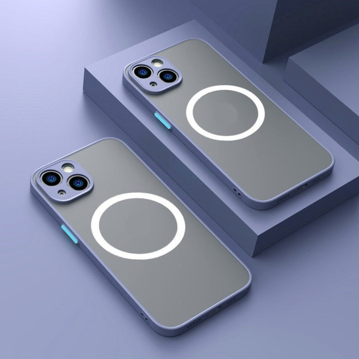 Lisslune | Mattes magnetic iPhone protective case for MagSafe inductive charger