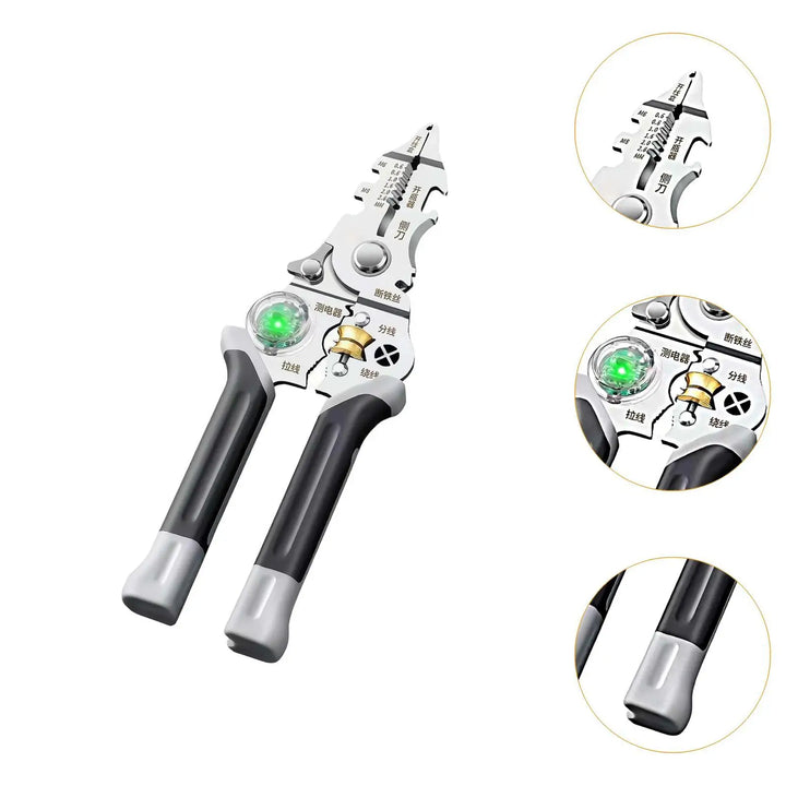Lisslune | Multi-Task Wire Stripper Voltage Detector Plier