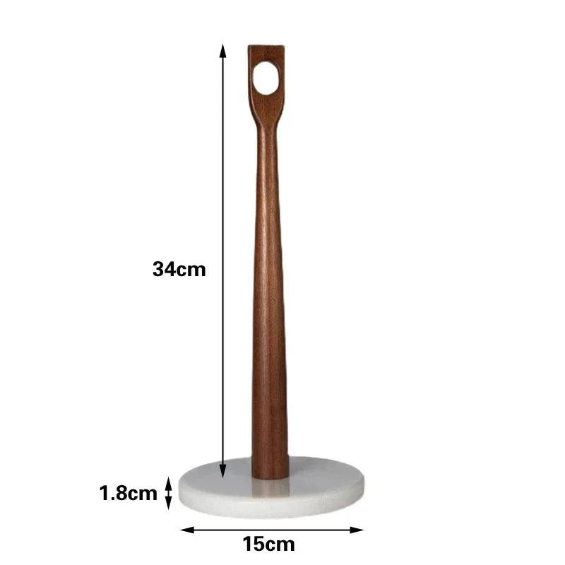 Lisslune | Elegant stainless steel paper roll holder for kitchen and bathroom