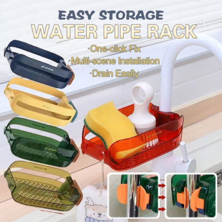 Lisslune | 2in1 Sponge Holder Sink Organizer Rack