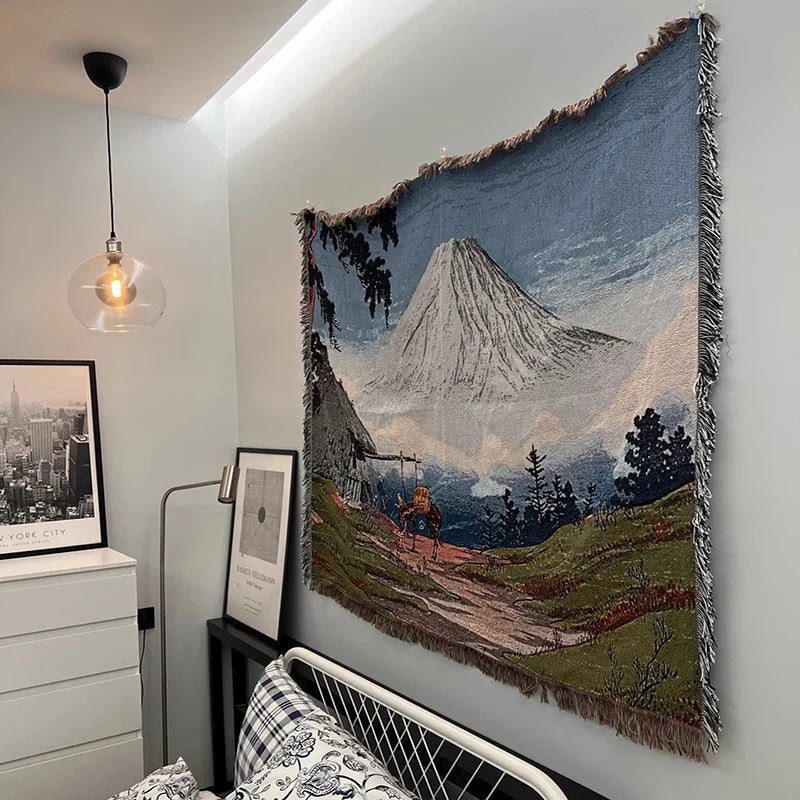 Lisslune | Mountain Landscape Blanket