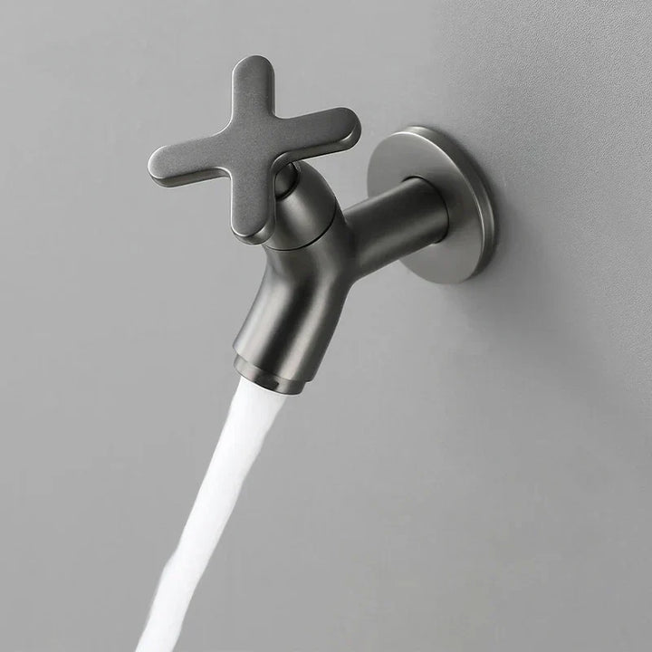 Lisslune | BrassFlow – Wall-Mounted Cold Water Tap in Solid Brass