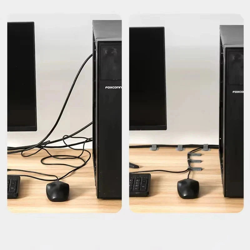 Lisslune | Self-adhesive Cable Velcro Holder Organizer