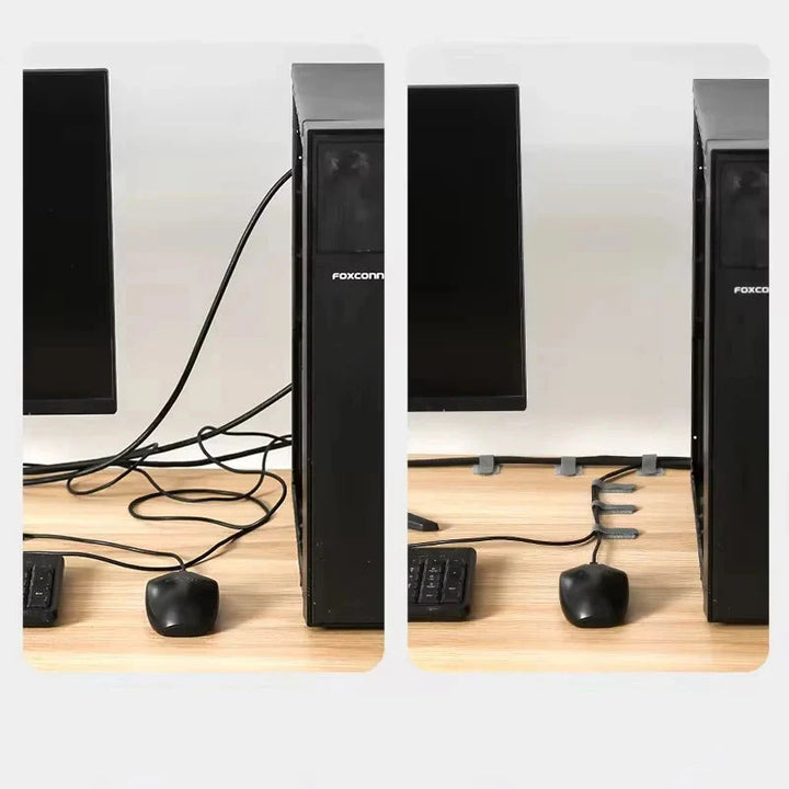 Lisslune | Self-adhesive Cable Velcro Holder Organizer