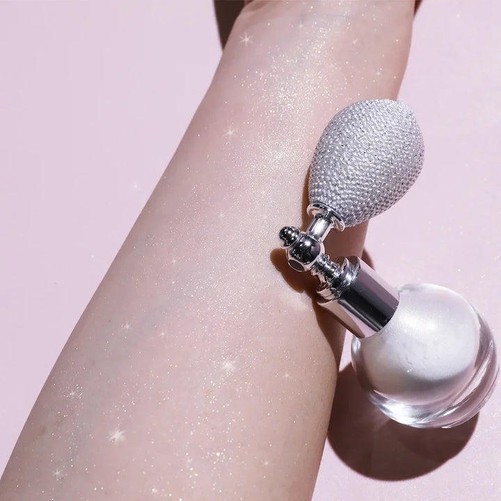 Rynx | Skin Brightening Highlighter Powder Long-lasting Glitter Make-up Highlighter Spray Face Body Glitter Shine Shimmer Glossy Powder Cosmetics
