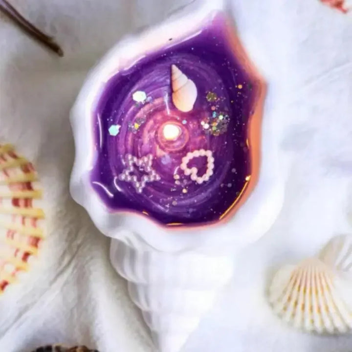 Lisslune | Handmade Sea Shell Starfish Aromatherapy Candle