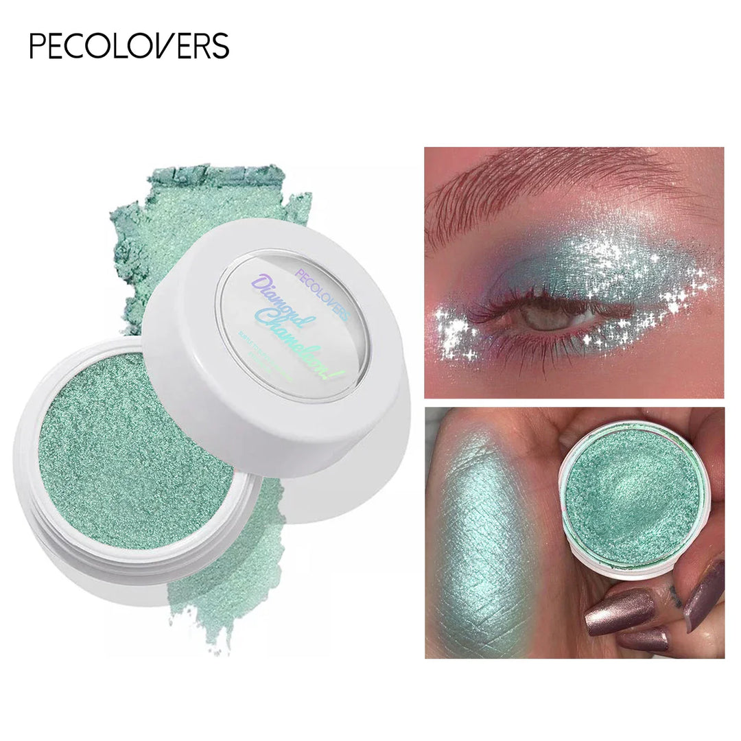 Rynx |1PC Chameleon Eyeshadow Chameleon Pigment Rainbow Eyeshadow Powder Light Change Holographic Eyeshadow Pigment Glitter Eye Makeup