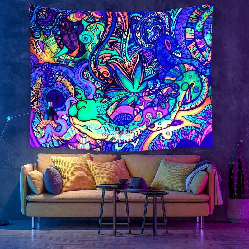 Lisslune | Colorful Glowing Luminous Tapestry