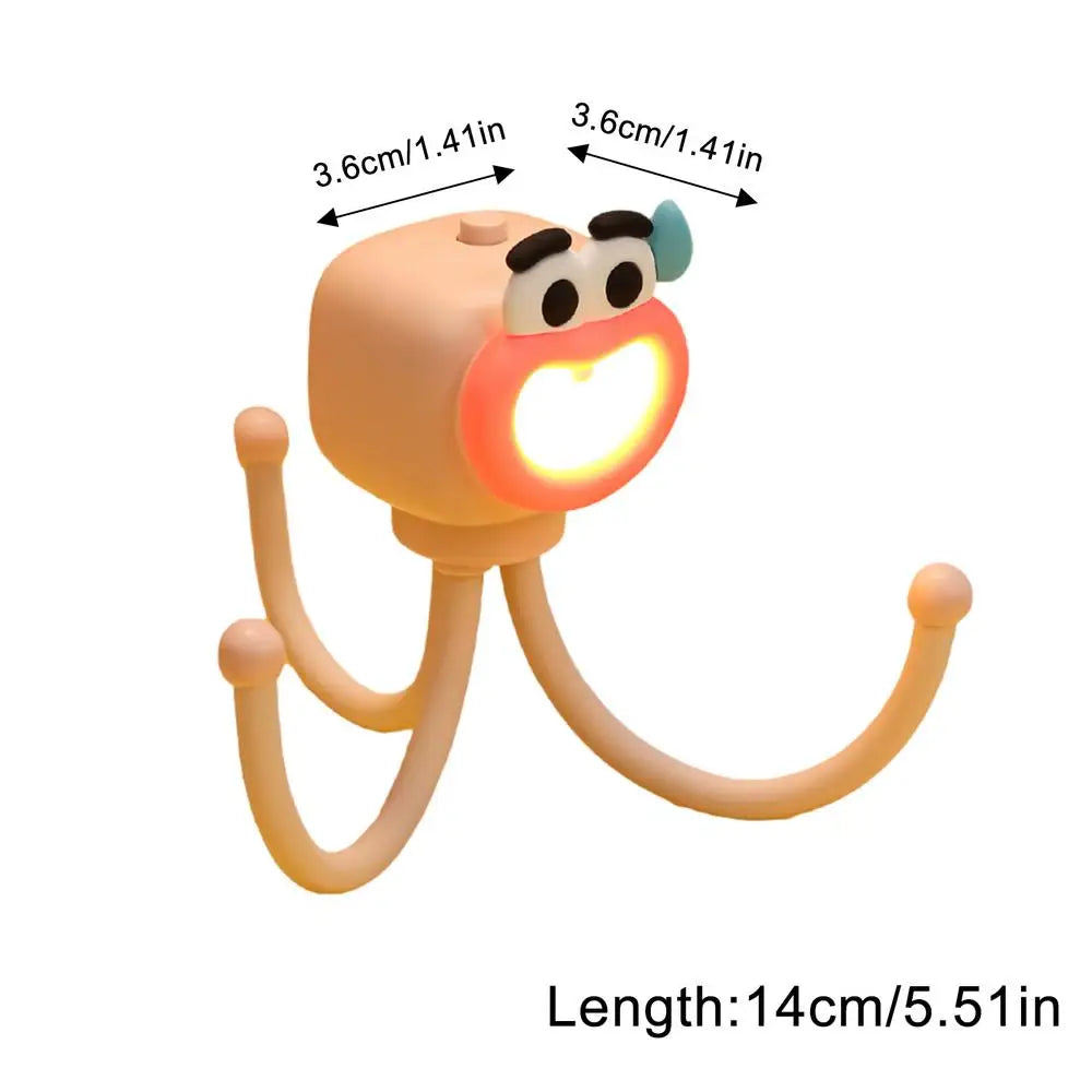 Lisslune | Adjustable Octopus Night Lamp Phone Holder