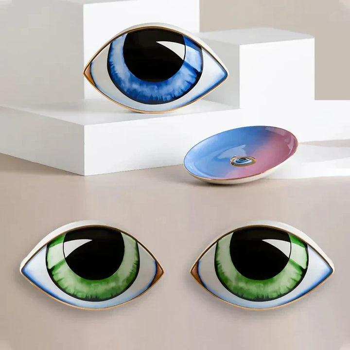 Lisslune | Mystic Eye Sculpture Ceramic Home Decor