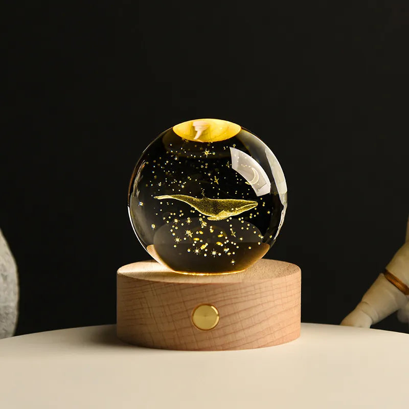Lisslune | Glowing 3D Crystal Night Lights – Unique Gifts for All Occasions