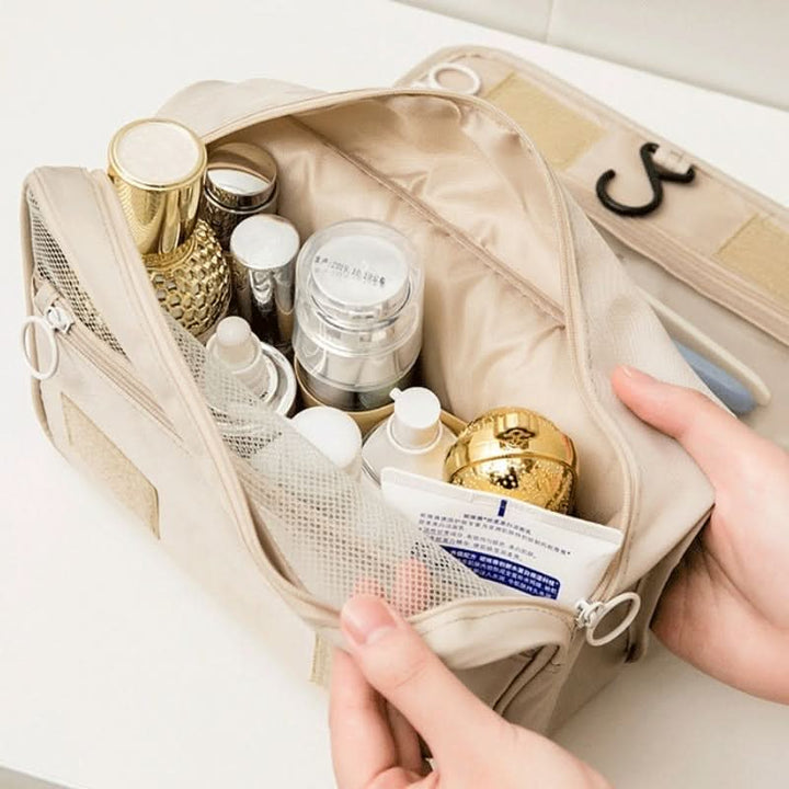 Lisslune | Roll-Up Travel Makeup Bag with Hook