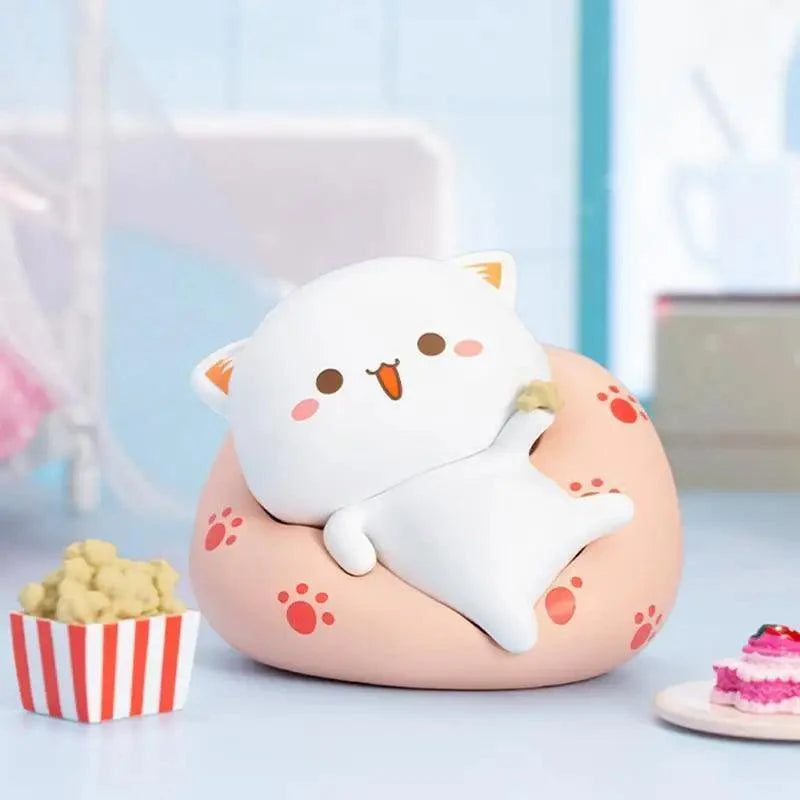 Lisslune | Mitao Enchanted Happy Cat Surprise Boxes - Charming Collectible Figurines for Playful Home Decor