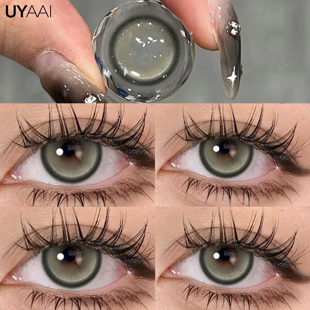 Rynx | Green contact lenses for eyes Cosmetic gray eye lenses y2k Korean style beauty eye color blue lenses