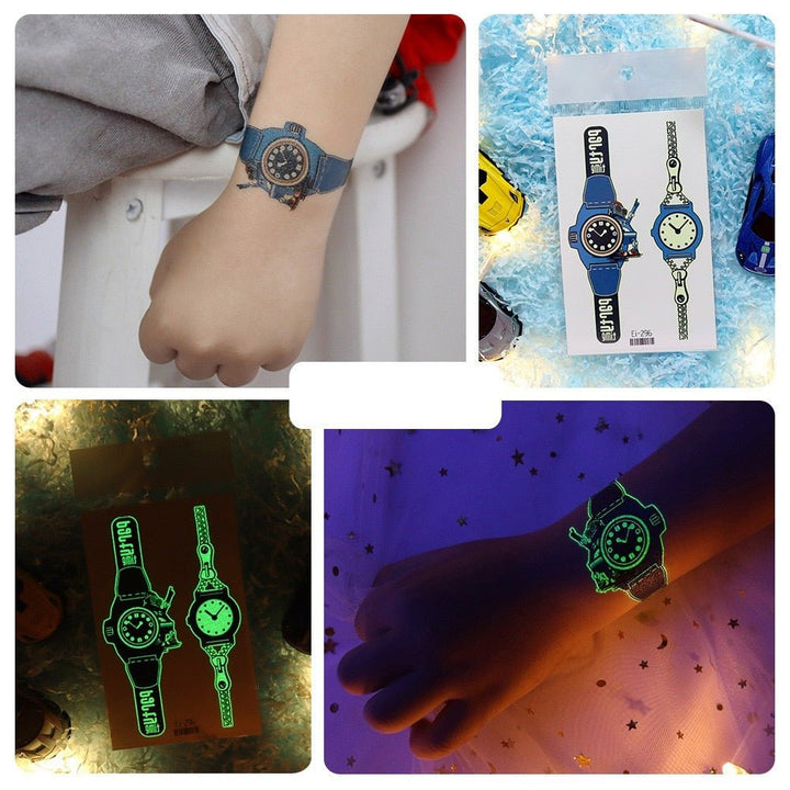 Lisslune | Luminous, washable watch tattoo stickers