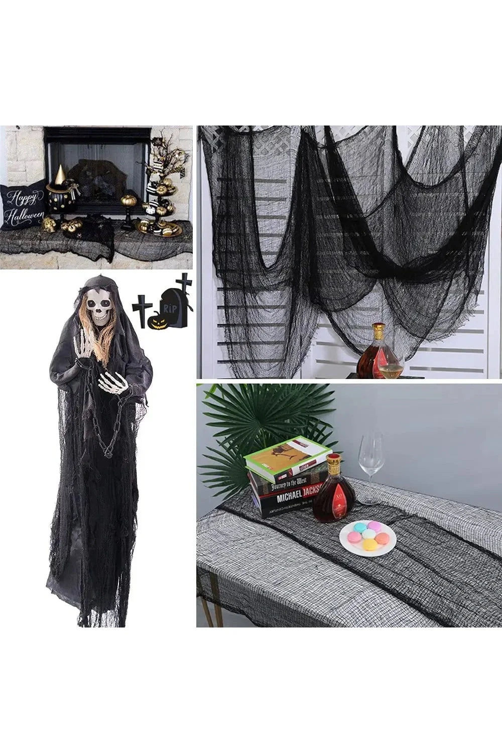 Lisslune | Spider Web Halloween Hanging Dress